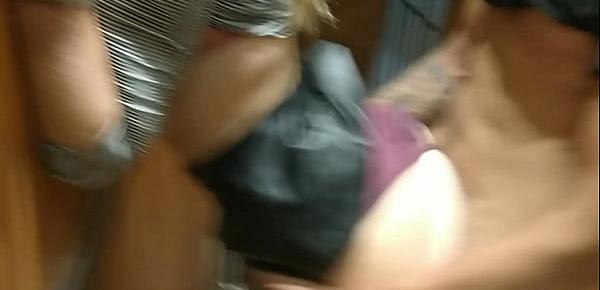  Drunk horny amateur hot interracial couple fucks in elevator